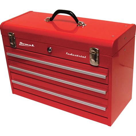 metal tool box flip lid 3 drawers with tools|3 drawer toolbox.